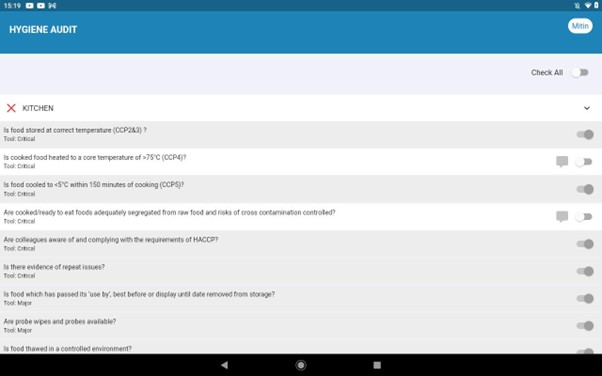 screenshot of Food Guard